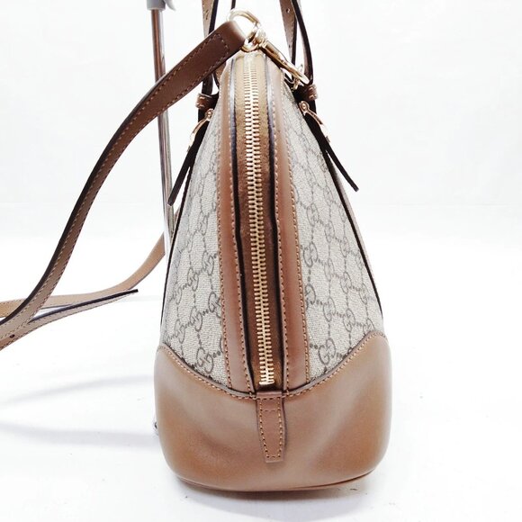 Gucci Brown PVC Hand Bag mon780-102825 - Picture 3 of 15